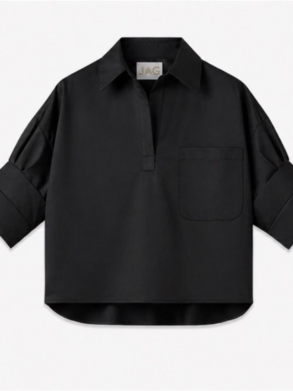 JAG Black Short-Sleeve Top